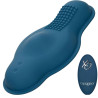 Calexotics - Rider Massager Double Moteur Télécommande Bleu